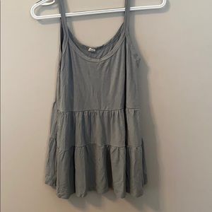 Pinkblush tiered peplum tank top